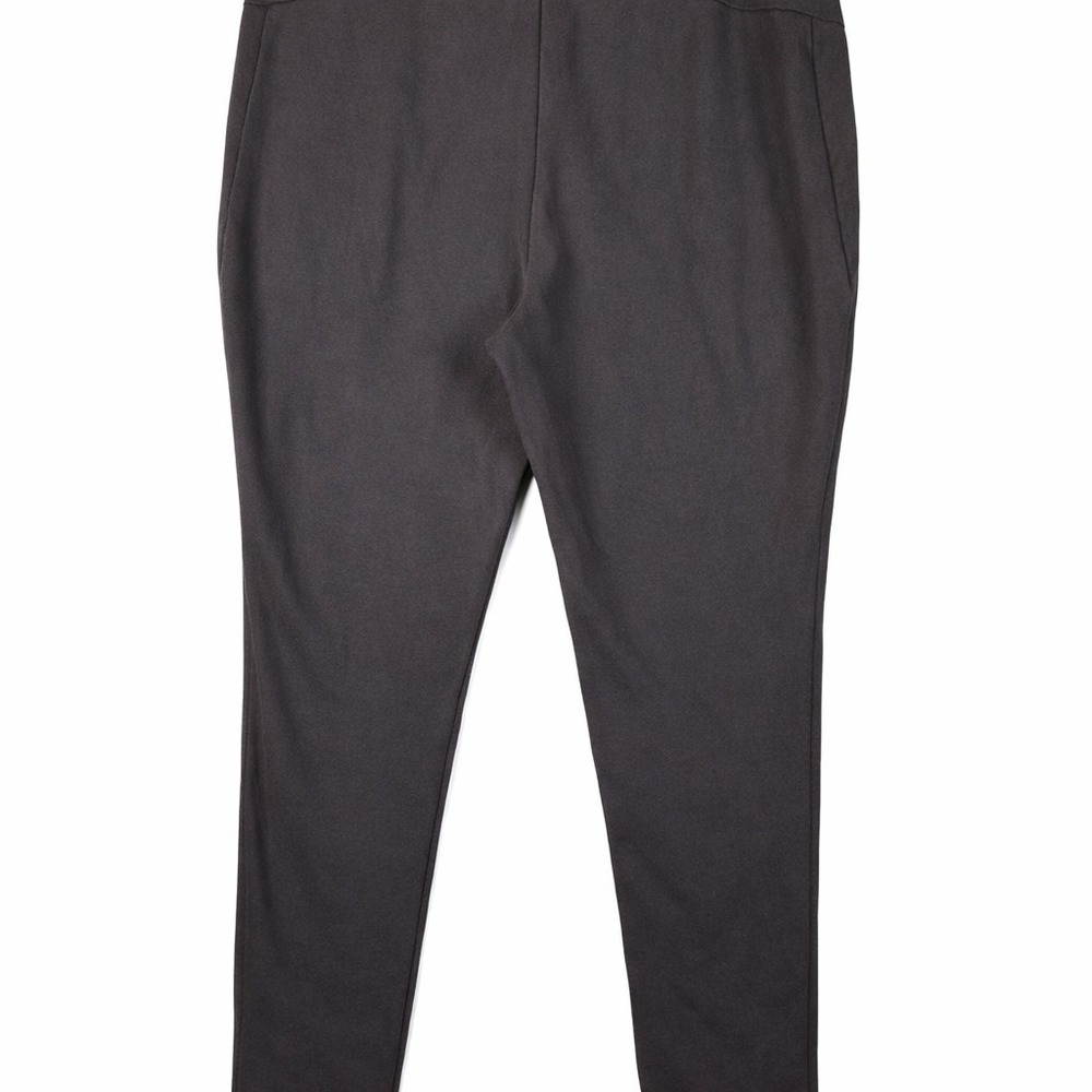 Grace Elements Women's Pull-On Dress Pants Large Brown Stretch Slim Ankle Career - Picture 2 of 5